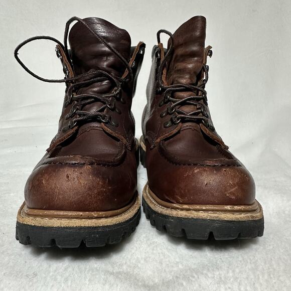 Red Wing 2927 Sawmill Sawmill Briar Oil Slick Leather Boots Mens 8D Vibram USA main image 7